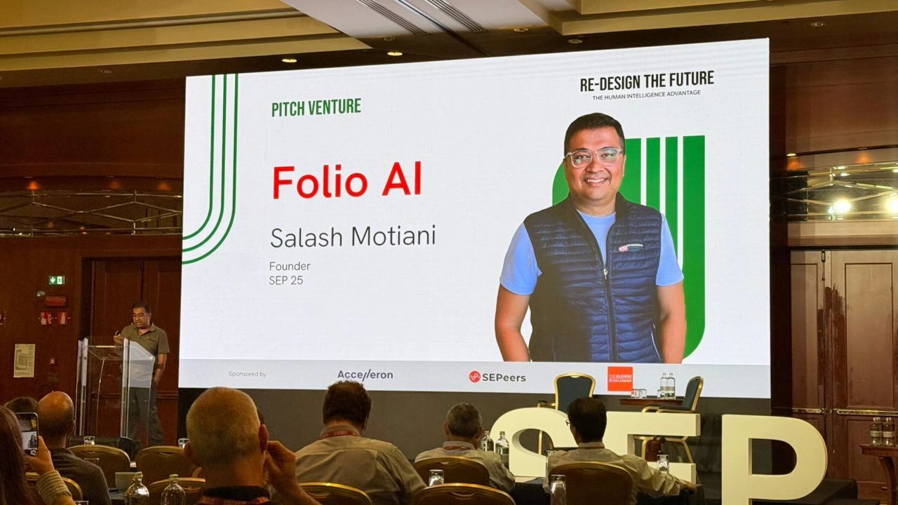 Presenting Folio AI at Venice reunion